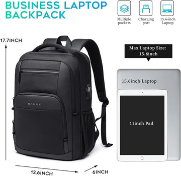BANGE Carry-on Travel Backpack Fit 15.6 Inch Laptop Backpacks for Men and Women, Teenager School Bags
